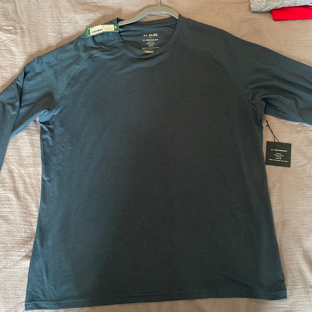 01.Algo Brand New Navy Performance Long Sleeve XL